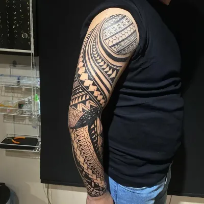 Polinezya kolu dövmesi · kol · Dövme Ankaram